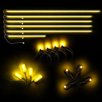 Oracle Lighting Dynamic Colorshift 18 Piece Universal Full LED Interior Dash Board Kit