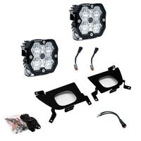 Baja Designs 19-22 Chevy 1500 / 20-22 2500/3500 Squadron Sport 2.0 Fog Pocket Kit (WC) - Clear