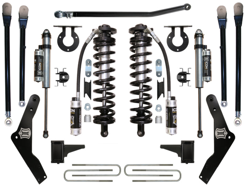 ICON 11-16 Ford F250/F350 4-5.5in Stage 4 Coilover Conversion System