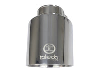 aFe Takeda Universal Exhaust Tip 2-1/2 IN Inlet x 4-1/2 IN Outlet x 7 IN L- Polished