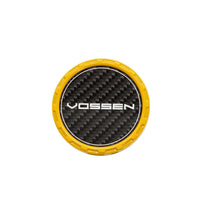 Vossen Classic Carbon Billet Sport Cap 2.0 - Small (VHF) - Yellow - Twill Weave (Gloss)