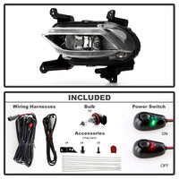 Spyder 19-20 Hyundai Santa Fe OEM Style Fog Lights w/Switch - Clear (FL-HYSF19-C)