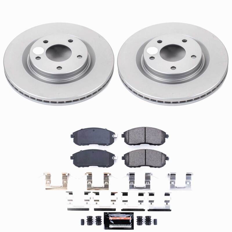 Power Stop 11-17 Nissan Juke Front Z23 Coated Brake Kit