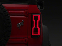Raxiom 21-26 Ford Bronco Axial Series LED Tail Lights- Black Housing- Smoked Lens
