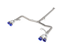 aFe Takeda 21-24 Kia K5 GT L4-2.5L (t) SS Axle-Back Exhaust System w/ Blue Flame Tips