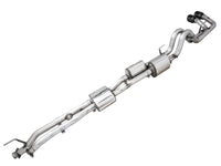 AWE Tuning 16-22 Toyota Tacoma 0FG Cat-Back Exhaust w/ BashGuard - Dual Diamond Black Tips