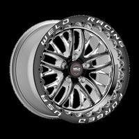 Weld S82 17x10 / 5x4.5 BP / 8.0in. BS (64mm Offset) Black Wheel (Low Pad) - Black Single Beadlock
