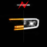 ANZO 19-23 Ford Ranger (Factory Halogen Models) Full LED Proj Headlights DRL/SeqSig Chrome - Pair
