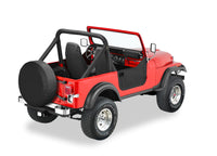 Bestop 76-83 Jeep Cj5 Lower Fabric Doors (Black Crush)