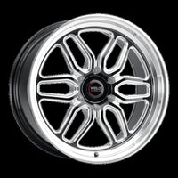 Weld Racing 17x10 Laguna 6 Drag 6x135 ET42 BS7.25 Gloss BLK MIL DIA 87.1