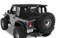Bestop 18-26 Jeep Wrangler JL 2-Door Halftop Conversion Kit (Premium Black Twill)