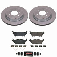 Power Stop 21-26 Ford F-150 Rear Z23 Coated Brake Kit