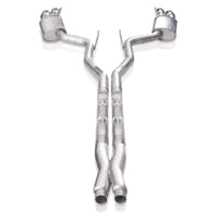 Stainless Works 18-21 Ford Mustang GT 3in Legend Series Catback X-Pipe w/Quad Tips w/o Active Valves