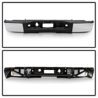 xTune 07-13 Chevy Silverado/GMC Sierra 1500 OEM Style Steel Rear Bumper - Chrome RB-CS07-SET-C