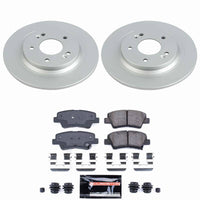 Power Stop 22-23 Hyundai Kona Rear Z23 Coated Brake Kit