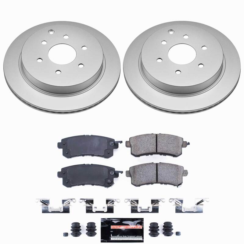Power Stop 11-13 Infiniti QX56 Rear Z23 Coated Brake Kit