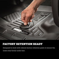 Husky Liners 2024 Ford Ranger CC/SuperCrew Weatherbeater Front & 2nd Seat Floor Liners - Black