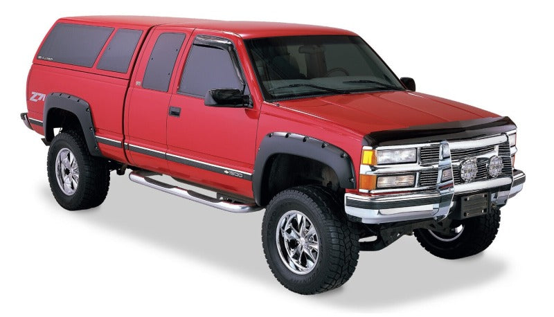Husky Liners 88-99 Chevrolet C1500/K1500 Pocket Style Fender Flares 4pc - Black