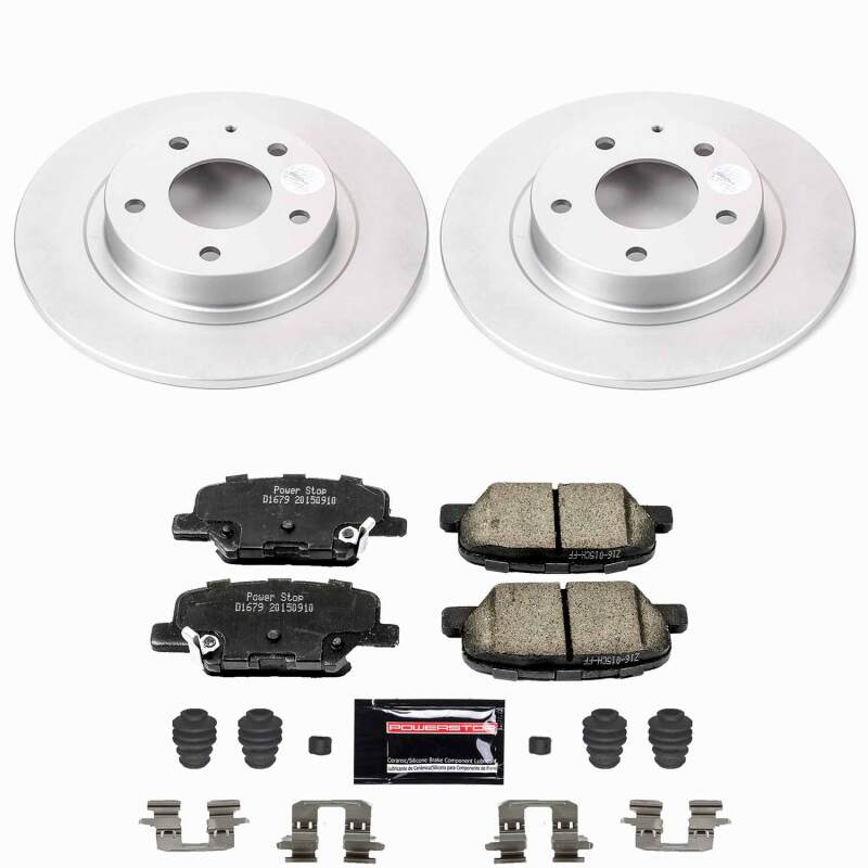 Power Stop 14-15 Mazda 6 Rear Z23 Coated Brake Kit