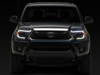 Raxiom 12-15 Toyota Tacoma Axial Series Switchback Projector Headlights- Chrome- Clear Lens