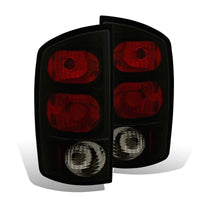 Raxiom 02-05 Dodge RAM 1500 Axial Series Tail Lights- Black Housing- Dark Smoked Lens