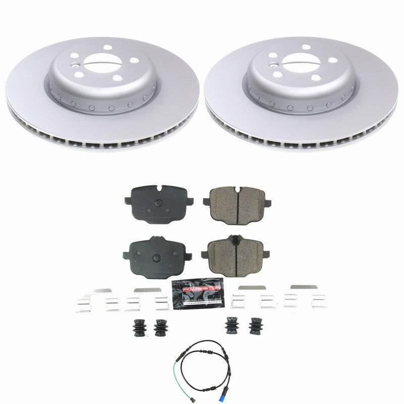 Power Stop 18-23 BMW 530e Rear Z23 Coated Brake Kit