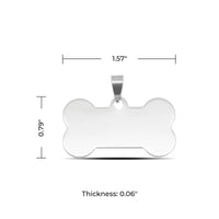 Polished Bone Pet ID Tag