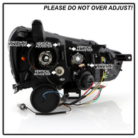 Spyder 08-17 Mitsubishi Lancer EVO 10 Projector Headlights - Black (PRO-YD-ML08V2SI-SEQ-BK)