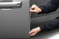 Husky Liners 17-25 Ford F250/350 Door Edge Guards (4pc Set) - Iconic Silver