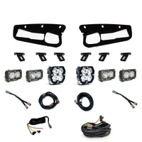 Baja Designs 21-25 Ford Bronco Squadron 2.0 (Spot) / S2 Sport D/C & W/C FPK Steel Bumper w/UP -Clear