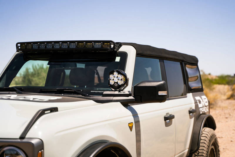 DV8 21-22 Ford Bronco A-Pillar Pod Light Mounts