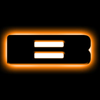 ORACLE Lighting Universal Illuminated LED Letter Badges - Matte Blk Surface Finish - B