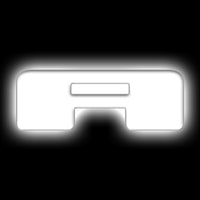 ORACLE Lighting Universal Illuminated LED Letter Badges - Matte Wht Surface Finish - A
