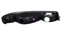 ANZO 1999-2006 GMC Sierra 1500 Euro Parking Lights Black w/ Amber Reflector