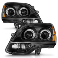 ANZO 2007-2012 GMC Acadia Projector Headlights Black Housing