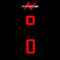 ANZO 19-21 Chevy Silverado Full LED Taillights Chrome Housing Red/Clear Lens G2 (w/C light Bars)