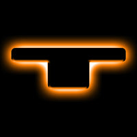 ORACLE Lighting Universal Illuminated LED Letter Badges - Matte Blk Surface Finish - T