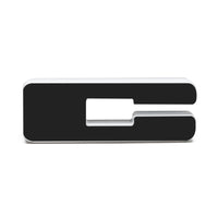 ORACLE Lighting Universal Illuminated LED Letter Badges - Matte Blk Surface Finish - C