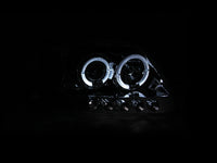 ANZO 1997.5-2003 Ford F-150 Projector Headlights w/ Halo and LED Chrome 1pc