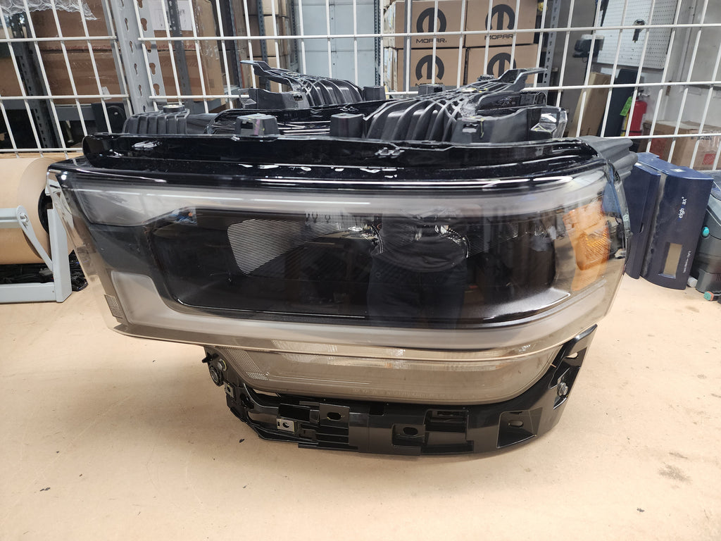 2019+ Ram HD Black Reflector Headlights - REPAIRED TABS
