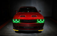 Oracle 15-21 Dodge Challenger Dynamic Surface Mount Headlight Halo Kit - - Dynamic