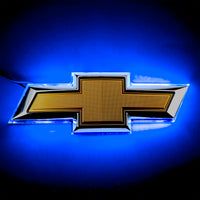 Oracle 14-15 Chevrolet Camaro Illuminated Bowtie - Dual Intensity - Blue