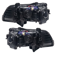Oracle 11-14 Chrysler 300C SMD HL - Black - NON HID - ColorSHIFT