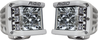 Rigid Industries D-SS - Flood - Set of 2 - White Housing