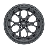 Weld Off-Road W108 20X12 Ledge 6X139.7 ET-44 BS4.75 Satin Black / Black Ring 106.1