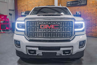 XB LED Heads: GMC Sierra (14-18) (Set / Black)