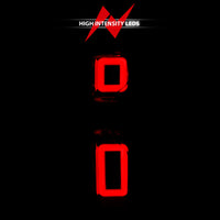 ANZO 19-21 Chevy Silverado Full LED Taillights Chrome Housing Red/Clear Lens G2 (w/C light Bars)