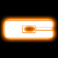 ORACLE Lighting Universal Illuminated LED Letter Badges - Matte Wht Surface Finish - C