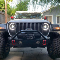 Oracle Jeep JL/Gladiator JT Oculus Bi-LED Projector Headlights - Amber/White Switchback