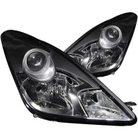 ANZO 2000-2005 Toyota Celica Projector Headlights Black
